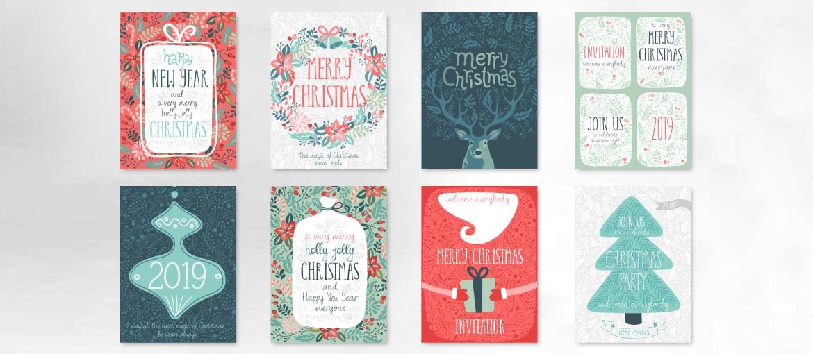 Tarjetas de felicitación de Navidad originales y personalizadas