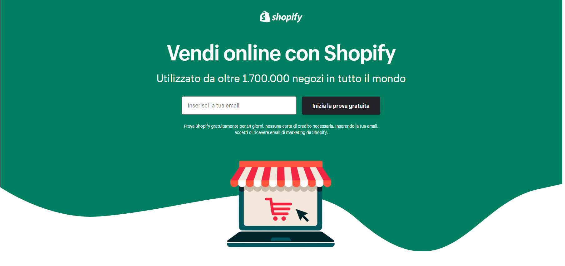 Shopify: create online stores