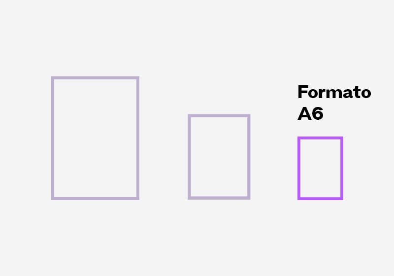 flaco Calendario Cuota Dimensiones y medidas del formato A6: todo lo que hay que saber |  Pixartprinting