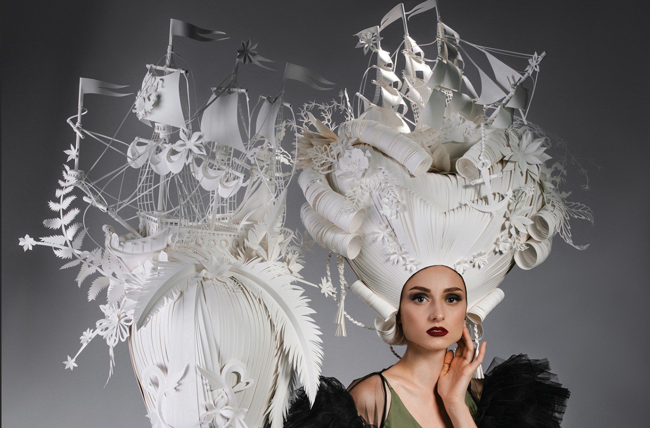 Las prendas de papel de Asya Kozina