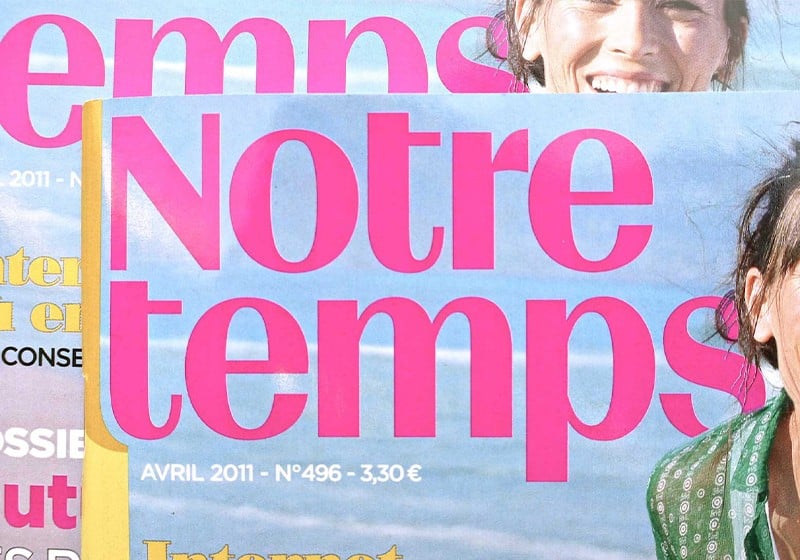 La singular historia de la revista más vendida de Francia: «Notre Temps»
