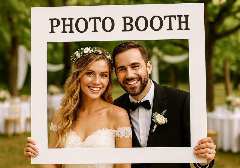 🪩 Photobooth para bodas: guía completa para elegir, personalizar y encargar tu marco selfie